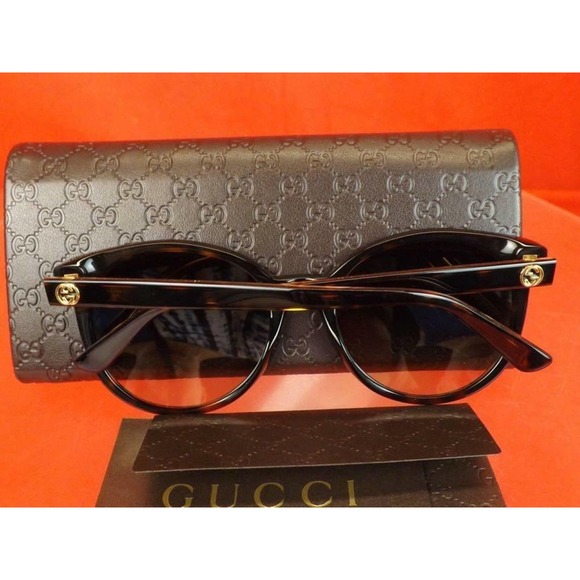 NEW GUCCI DARK HAVANA BROWN GOLD GG 3820/S KCLJD CAT EYE 434092 SUNGLASSES ITALY main image 7